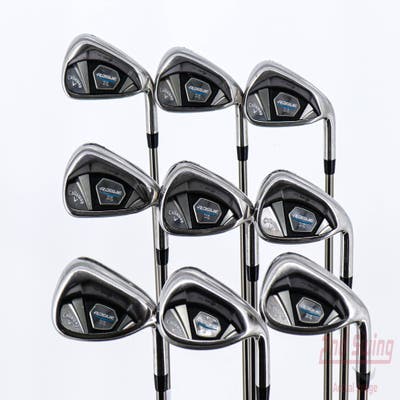 Callaway Rogue X Iron Set 4-PW AW GW UST Mamiya Recoil ESX 460 F2 Graphite Senior Right Handed 39.0in