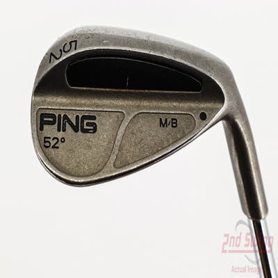 Ping MB Wedge Gap GW 52° Ping AWT Steel Stiff Right Handed Black Dot 35.5in