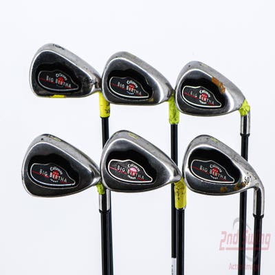 Callaway 2004 Big Bertha Iron Set 6-PW AW Callaway RCH 75i Graphite Regular Right Handed 37.5in