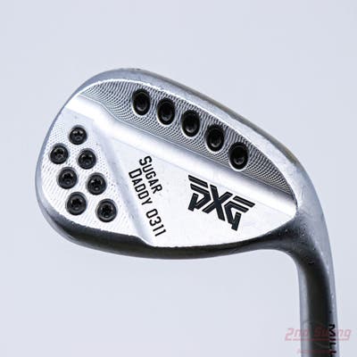 PXG 0311 Sugar Daddy Milled Chrome Wedge Lob LW 60° 9 Deg Bounce Dynamic Gold 105 Steel Regular Right Handed 35.25in