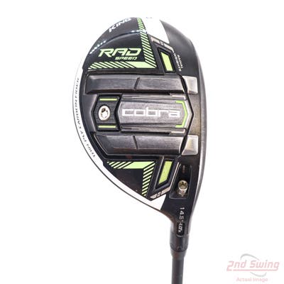 Mint Cobra RAD Speed Fairway Wood 3 Wood 3W 14.5° Fujikura Motore X F3 6 Graphite Stiff Right Handed 42.75in