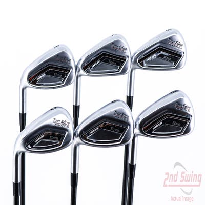 Tour Edge Exotics E722 Iron Set 6-PW AW FST KBS TGI Tour Graphite Iron Graphite Senior Left Handed 37.5in