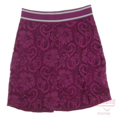 New Womens Greyson Skort Large L Purple Cactus Flower MSRP $125