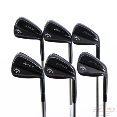 Callaway Apex TiFusion Iron Set 6-PW AW Aerotech SteelFiber i110cw Graphite Stiff Right Handed 37.0in