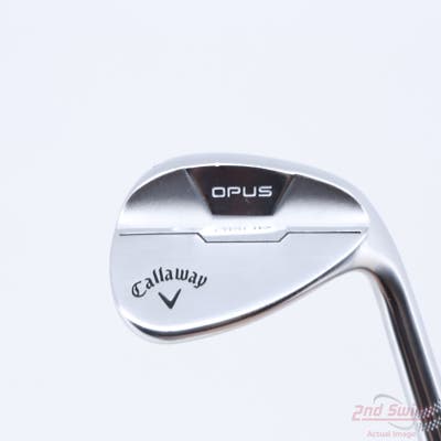 Callaway Opus Brushed Chrome Wedge Gap GW 52° 12 Deg Bounce W Grind FST KBS $-Taper Black PVD Steel X-Stiff Right Handed 35.25in