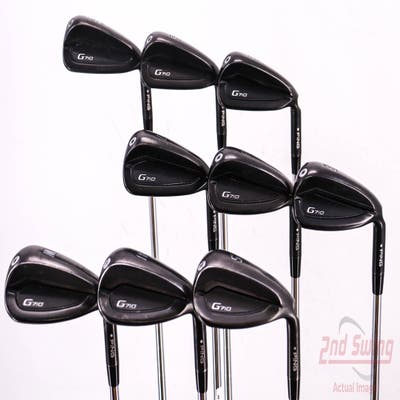 Ping G710 Iron Set 4-PW AW SW FST KBS Tour 120 Steel Stiff Right Handed White Dot 40.5in