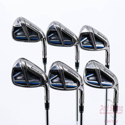 TaylorMade SIM MAX OS Iron Set 6-PW AW FST KBS MAX 85 Steel Stiff Right Handed 37.75in