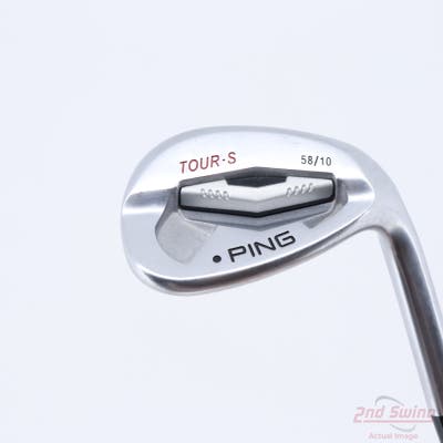 Ping Tour-S Chrome Wedge Lob LW 58° 10 Deg Bounce True Temper Dynamic Gold S300 Steel Stiff Right Handed Black Dot 35.0in