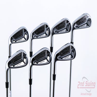 Mint Callaway Apex TCB 21 Iron Set 4-PW True Temper Elevate ETS 115 Steel Stiff Left Handed 38.0in