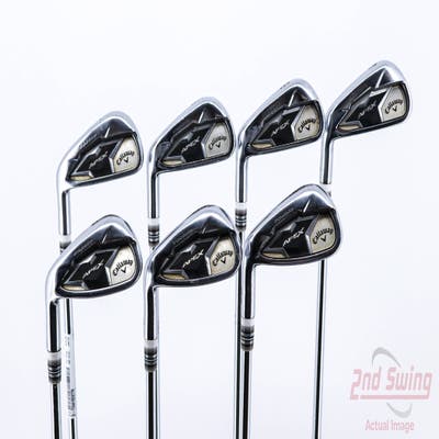 Callaway Apex 19 Iron Set 4-PW Nippon NS Pro 850GH Steel Stiff Left Handed 38.5in