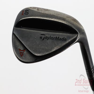 TaylorMade Milled Grind 2 Black Wedge Lob LW 60° 8 Deg Bounce LB Stock Steel Shaft Steel Wedge Flex Right Handed 35.25in