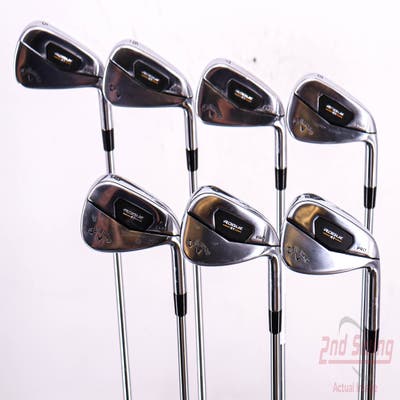 Callaway Rogue ST Pro Iron Set 5-PW AW True Temper Elevate ETS 115 Steel Stiff Right Handed 38.0in