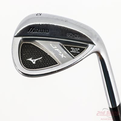 Mizuno JPX Satin Chrome Wedge Lob LW 60° 8 Deg Bounce Aerotech SteelFiber i95 Graphite Regular Right Handed 35.25in