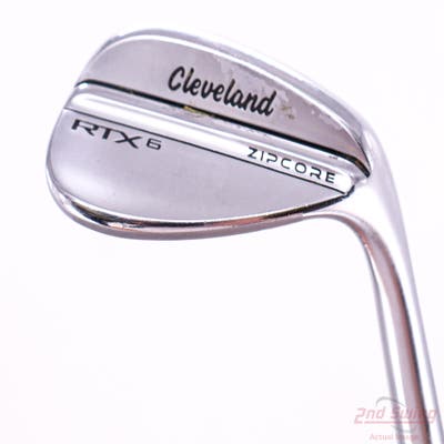 Cleveland RTX 6 ZipCore Tour Rack Raw Wedge Lob LW 58° 12 Deg Bounce Full Stock Graphite Shaft Graphite Stiff Right Handed 34.75in