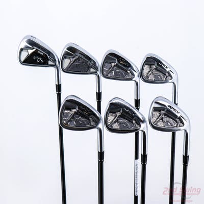 Callaway Apex 21 Iron Set 5-PW AW Mitsubishi Tensei AV Blue 65 Graphite Regular Right Handed 38.25in