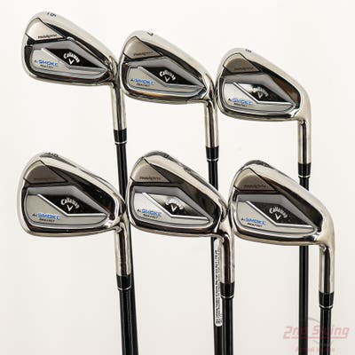 Mint Callaway Paradym Ai Smoke Max Fast Iron Set 6-PW AW MCA Tensei Blue/Silver 40 Graphite Senior Right Handed 38.25in