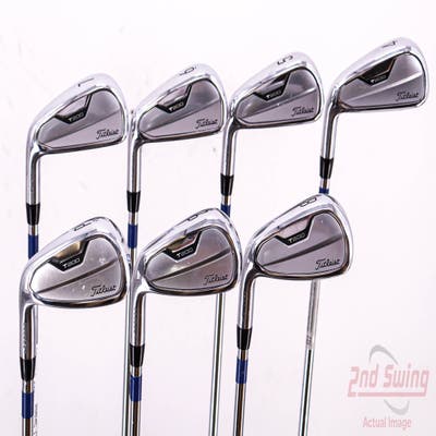 Titleist 2021 T200 Iron Set 4-PW True Temper AMT Black S300 Steel Stiff Left Handed 38.0in