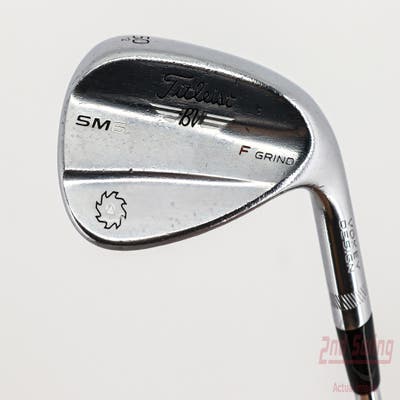 Titleist Vokey SM6 Tour Chrome Wedge Gap GW 50° 12 Deg Bounce F Grind SM6 BV Steel Wedge Flex Right Handed 35.5in