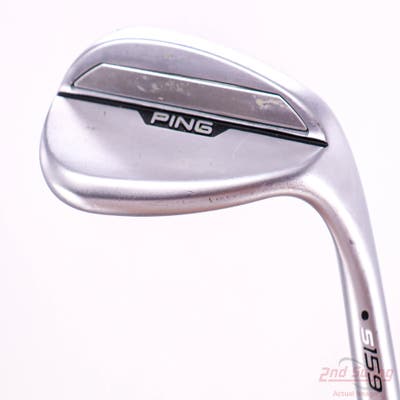 Ping s159 Chrome Wedge Lob LW 62° 6 Deg Bounce T Grind Ping Z-Z115 Steel Wedge Flex Right Handed Black Dot 35.5in