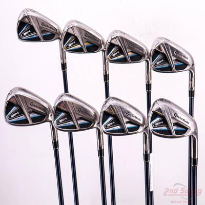 TaylorMade SIM MAX Iron Set 5-PW AW SW Fujikura Ventus Blue 6 Graphite Regular Right Handed 38.5in