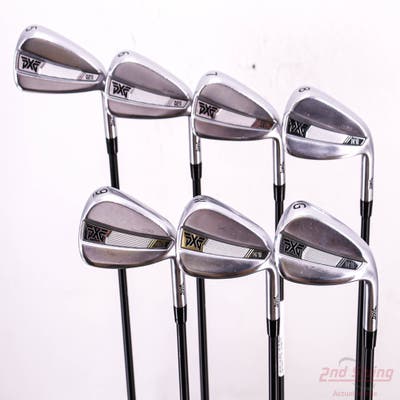 PXG 0211 Iron Set 5-PW AW Mitsubishi MMT 80 Graphite Stiff Right Handed 37.75in