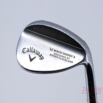 Callaway Mack Daddy 2 Chrome Wedge Sand SW 54° 14 Deg Bounce S Grind Stock Steel Shaft Steel Wedge Flex Right Handed 35.25in