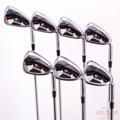 Ping G410 Iron Set 4-PW AWT 2.0 Steel Stiff Right Handed Orange Dot 38.5in