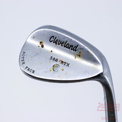 Cleveland 588 RTX Satin Chrome Wedge Lob LW 60° 12 Deg Bounce True Temper Dynamic Gold Steel Wedge Flex Right Handed 35.25in