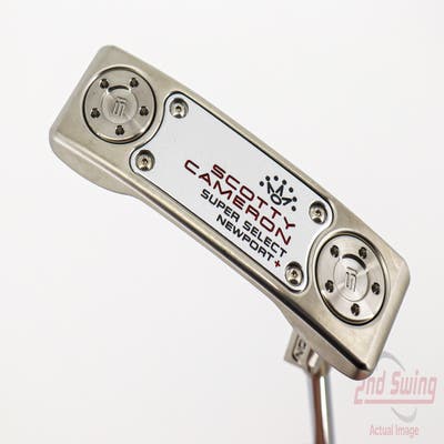 Mint Titleist Scotty Cameron Super Select Newport Plus Putter Steel Right Handed 34.0in