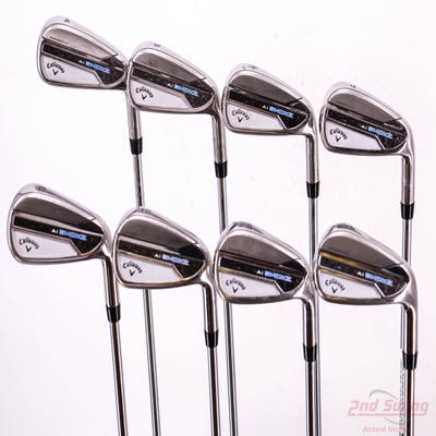 Callaway Paradym Ai Smoke Iron Set 4-PW AW True Temper Elevate MPH 95 Steel Regular Right Handed 38.5in