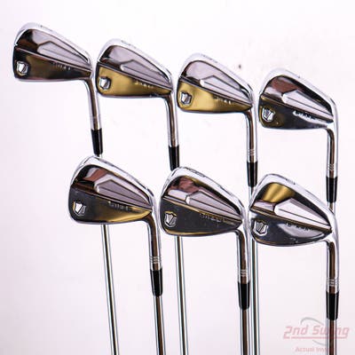 Wilson Staff 2024 Staff Model Blade Iron Set 4-PW True Temper Dynamic Gold 120 Steel Stiff Right Handed 38.25in