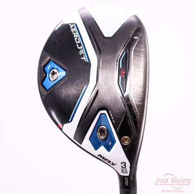 Cobra Aerojet MAX Fairway Wood 3 Wood 3W 15.5° PX HZRDUS Smoke Blue RDX 70 Graphite Stiff Right Handed 43.5in