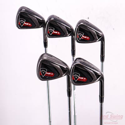 Callaway Razr X Black Iron Set 6-PW True Temper Dynamic Gold R300 Steel Regular Right Handed 37.75in