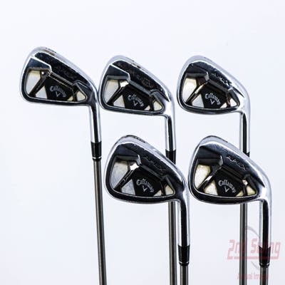 Callaway Apex 21 Iron Set 6-PW Aerotech SteelFiber fc80 Graphite Regular Right Handed 37.75in