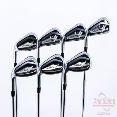 Titleist 2021 T300 Iron Set 5-PW GW True Temper AMT Red R300 Steel Regular Left Handed 38.25in