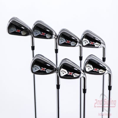 Callaway X Hot N14 Iron Set 4-PW Callaway Stock Steel Steel Uniflex Right Handed 39.0in