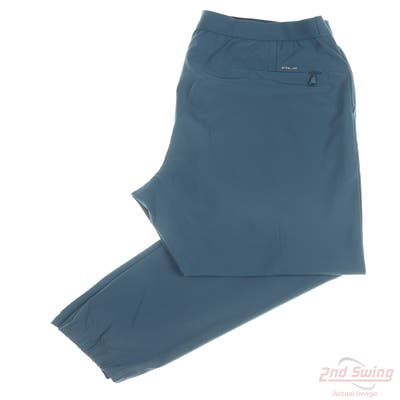 New Womens Ralph Lauren RLX Pants Large L x Blue MSRP $188