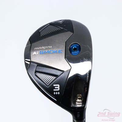 Callaway Paradym Ai Smoke TD Fairway Wood 3 Wood 3W 15° Project X Denali Black 70 Graphite X-Stiff Right Handed 43.5in