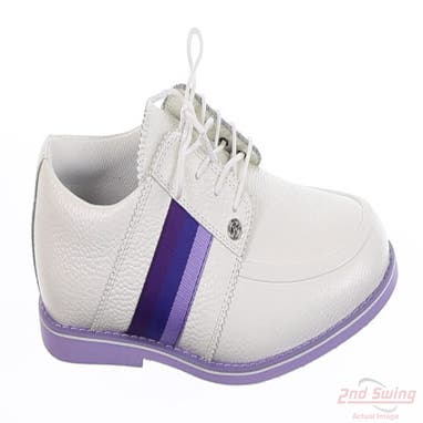 New Womens Golf Shoe G-Fore Gallivanter 7 White/Purple MSRP $225