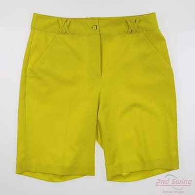 New Womens EP Pro Shorts 10 Yellow MSRP $74