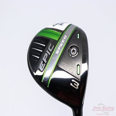 Callaway EPIC Speed Fairway Wood 3 Wood 3W 15° Aldila Rogue White 130 MSI 70 Graphite Stiff Right Handed 43.5in