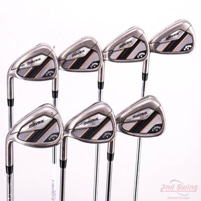 Callaway Mavrik Iron Set 5-PW AW True Temper XP 95 S300 Steel Stiff Left Handed 38.25in