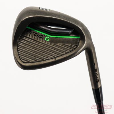 Ping Prodi G Single Iron Pitching Wedge PW Stock Graphite Shaft Graphite Junior Regular Right Handed Black Dot 32.75in