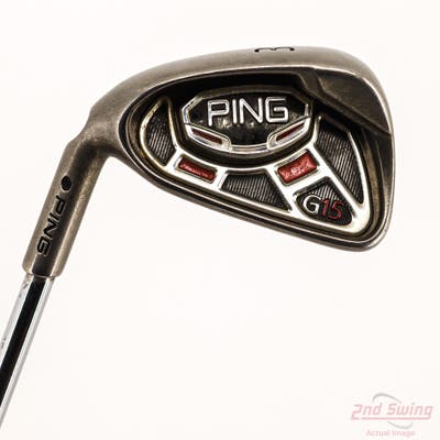 Ping G15 Single Iron 3 Iron Ping AWT Steel Regular Left Handed Black Dot 39.0in