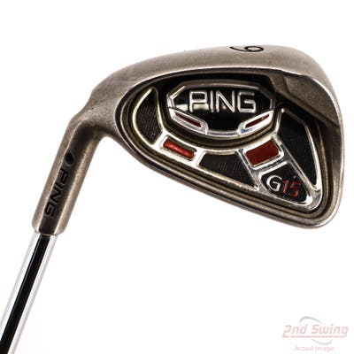 Ping G15 Single Iron 6 Iron Ping AWT Steel Regular Left Handed Black Dot 37.5in