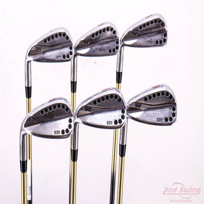 PXG 0311 Chrome Iron Set 5-PW Stock Graphite Shaft Graphite Regular Left Handed 38.5in