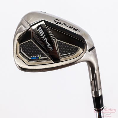 TaylorMade SIM2 MAX OS Single Iron Pitching Wedge PW FST KBS MAX 85 MT Steel Regular Right Handed 35.5in