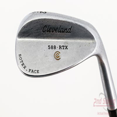 Cleveland 588 RTX Satin Chrome Wedge Gap GW 52° 10 Deg Bounce True Temper Dynamic Gold Steel Wedge Flex Right Handed 35.5in