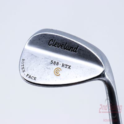 Cleveland 588 RTX Satin Chrome Wedge Lob LW 60° 12 Deg Bounce True Temper Dynamic Gold Steel Wedge Flex Right Handed 35.25in