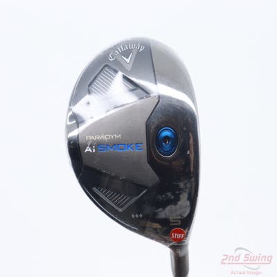 Mint Callaway Paradym Ai Smoke TD Fairway Wood 5 Wood 5W 18° Project X Denali Black 70 Graphite Stiff Right Handed 42.5in